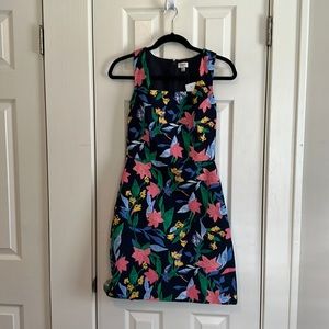 J. Crew Sleeveless Floral Print Dress Size 00
